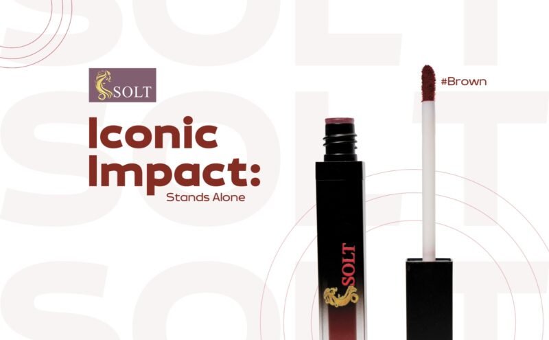 SOLT Vegan Long-Lasting Waterproof Matte Lipstick Lipgloss 5ml - Long-Lasting, Lightweight, Non-Transfer, Water & Smudge-Proof - Maroon Shade - Image 3